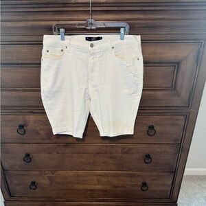 Women's White Denim Shorts